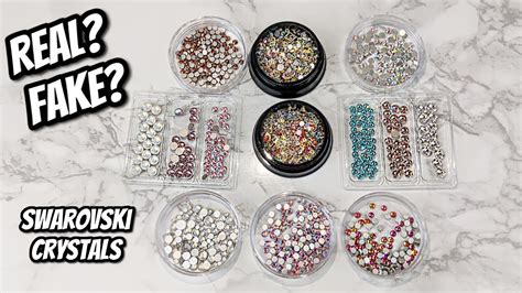real swarovski crystals vs fake